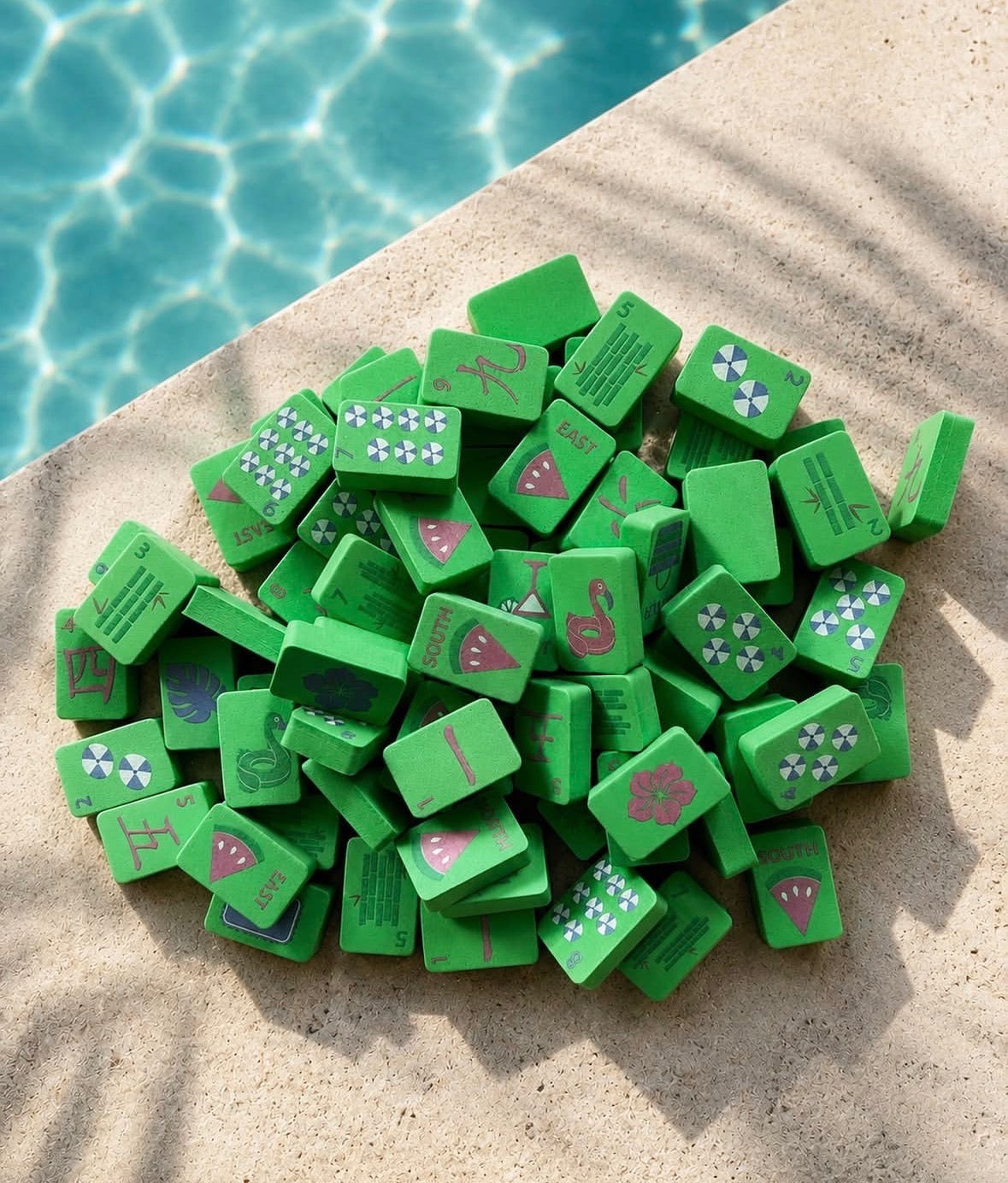 Floating Mahjong Bundle | Pink & Green | Preorder