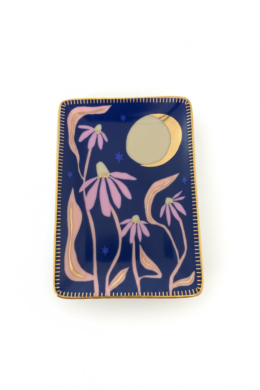 Fleur Porcelain Dice Dish