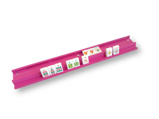 Mahjong Racks & Pushers Set | Pink