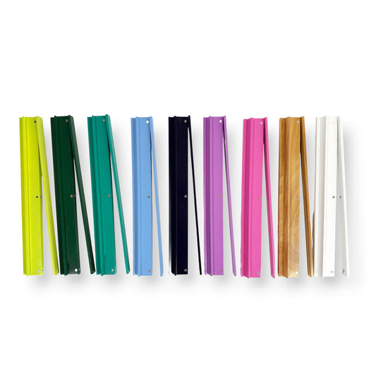 Mahjong Racks & Pushers Set | White