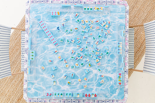 Mahjong Mat | Pool in Aqua
