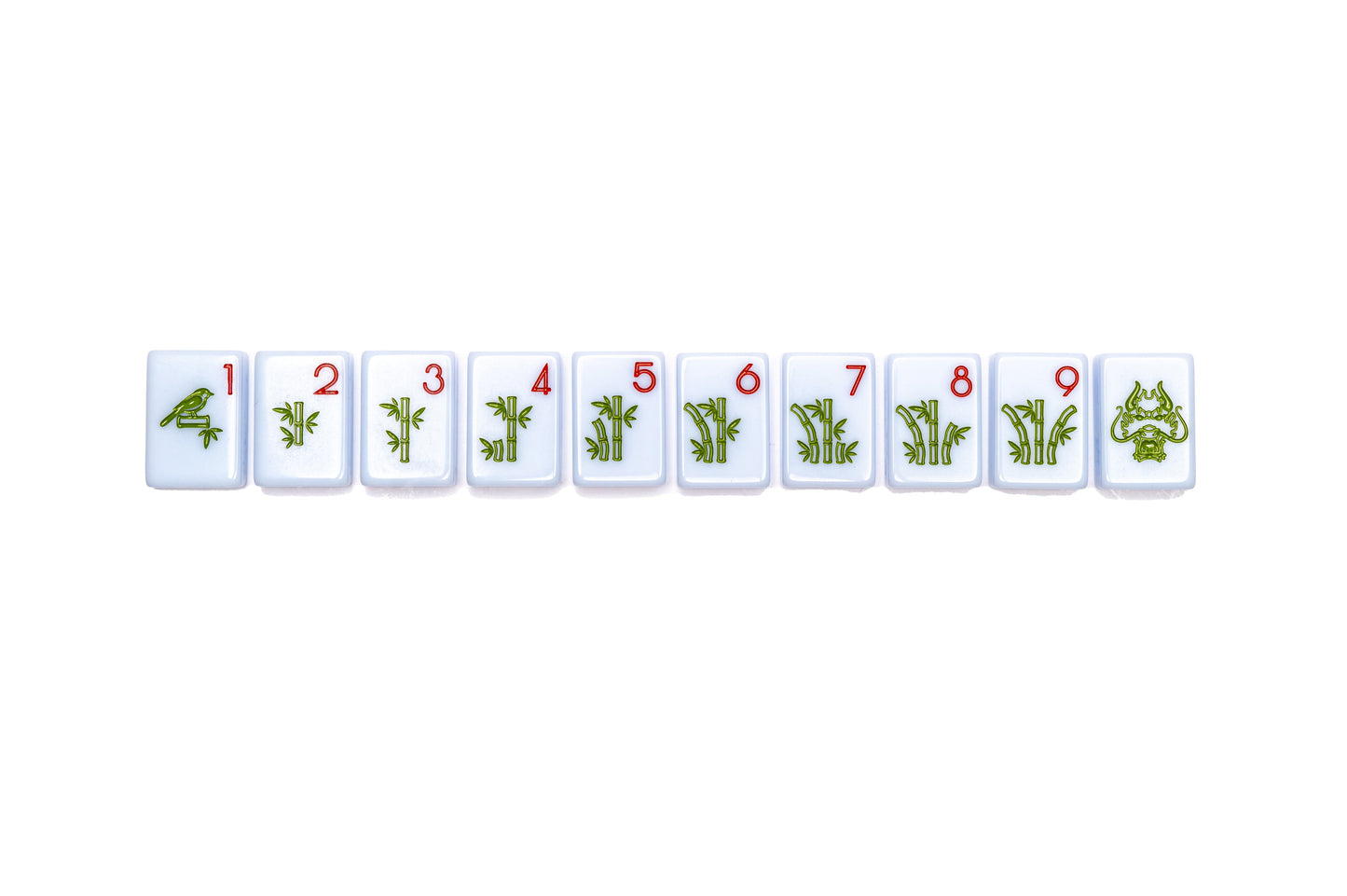 Mahjong Tile Set | Chinoiserie Breezy Blue