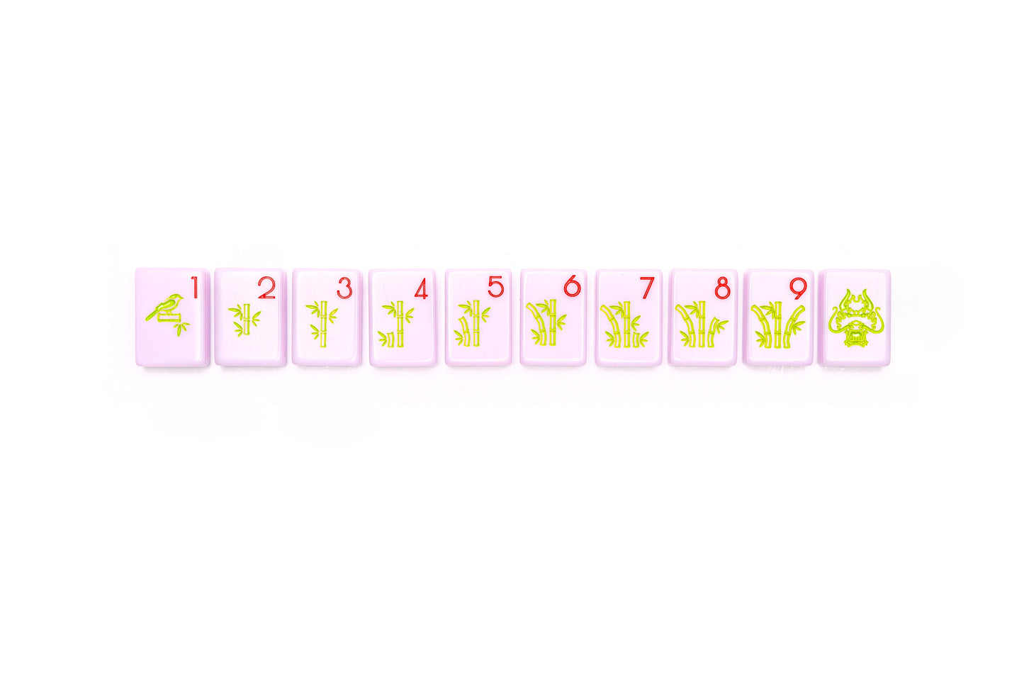Mahjong Tile Set | Chinoiserie Luxe Lilac