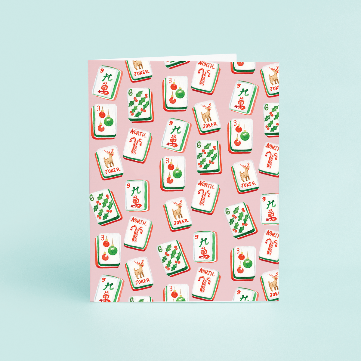 A2 Boxed Cards | Holiday Mahjong