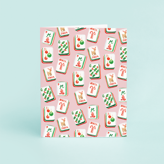 A2 Boxed Cards | Holiday Mahjong