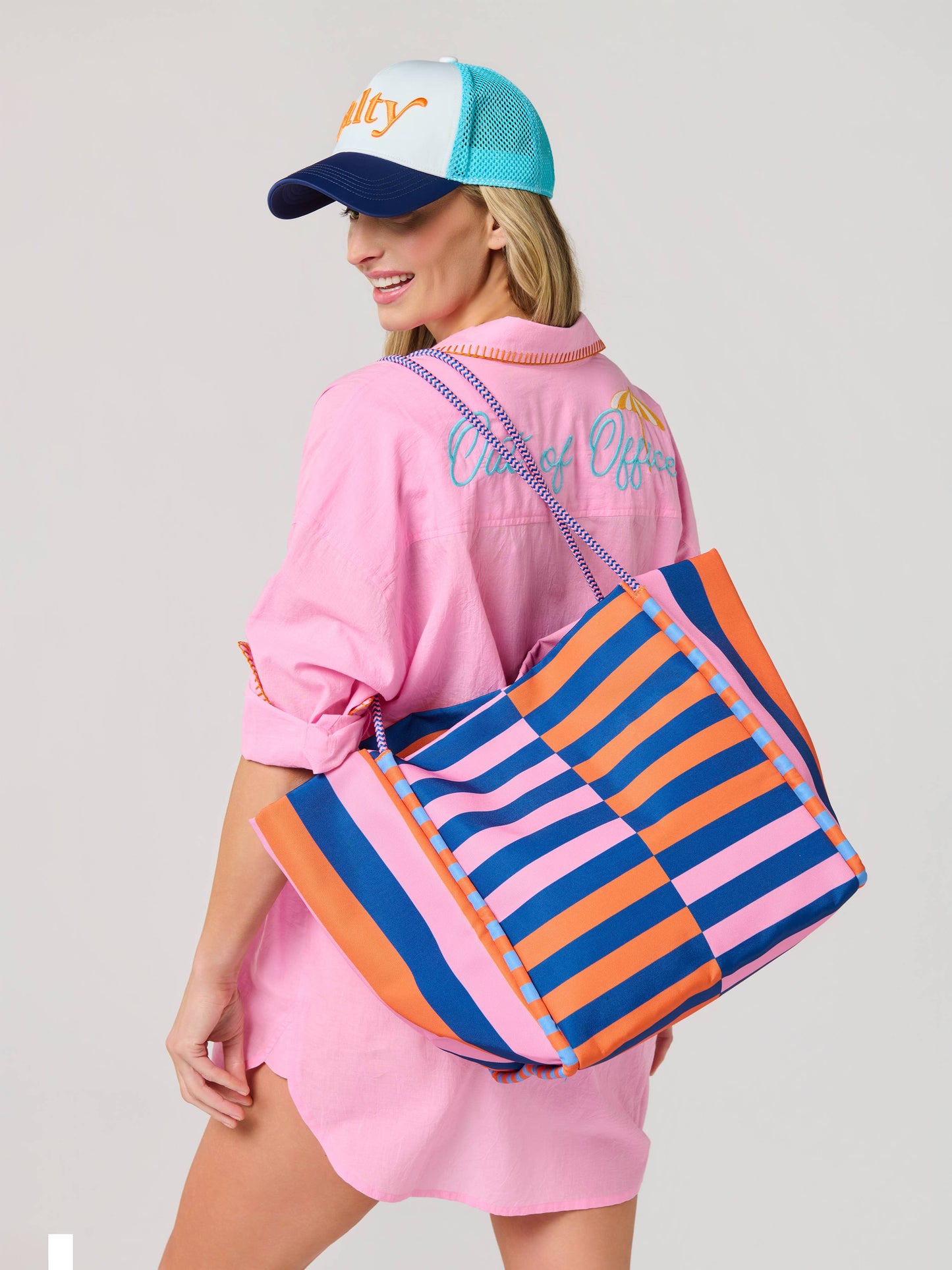 Samba Mahjong Tote | Navy