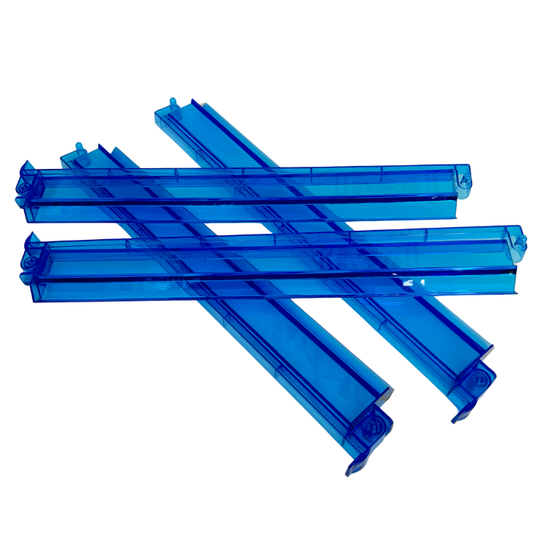 Mahjong Racks & Pushers | Multi-Color Acrylic Blue Base