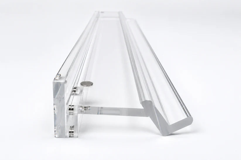 Acrylic Racks & Pushers | Clear Straight
