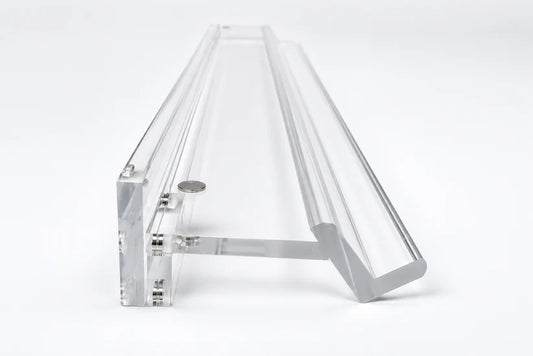 Acrylic Racks & Pushers | Clear Straight