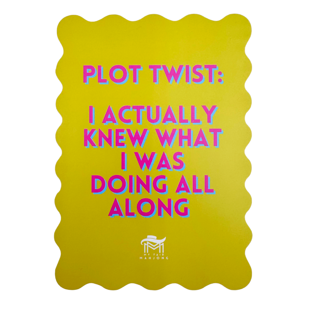 Mahjong Shuffle Card | Plot Twist