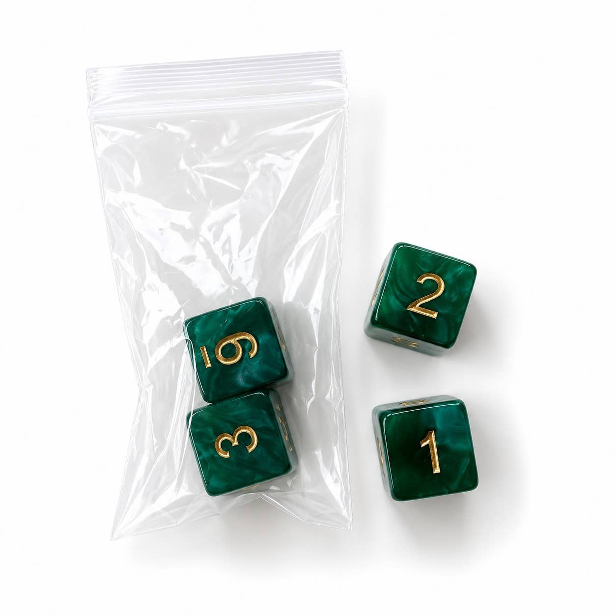 Mahjong Specialty Dice | Jade Pearl