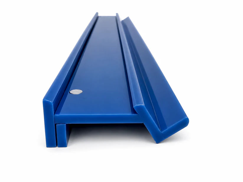 Acrylic Racks & Pushers | Deep Blue Straight Set with Velvet Storage Bag