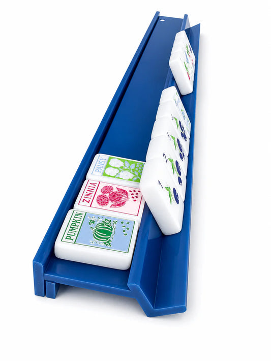 Acrylic Racks & Pushers | Deep Blue Straight Set with Velvet Storage Bag