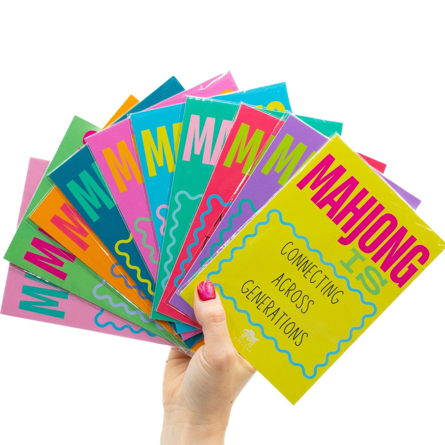 MAHJONG SHUFFLE CARD  |  Mahjong Is Series  |  Sized to Store with League Cards: Purple- Competitive with Charcuterie