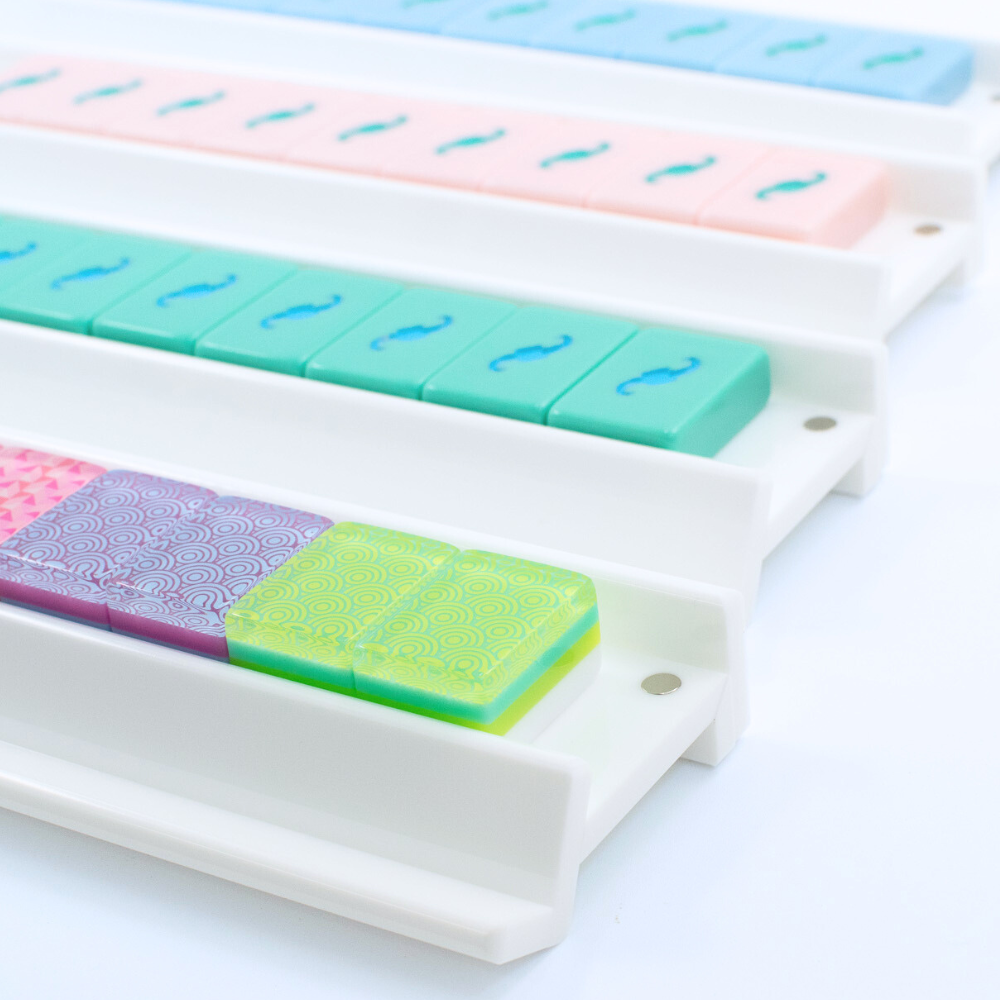 Mahjong Racks | Solid White Premium Acrylic