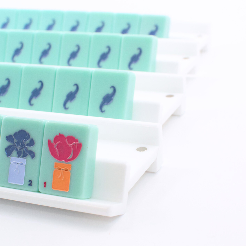 Mahjong Racks | Solid White Premium Acrylic