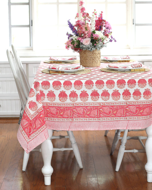 Pink City Bloom Tablecloth