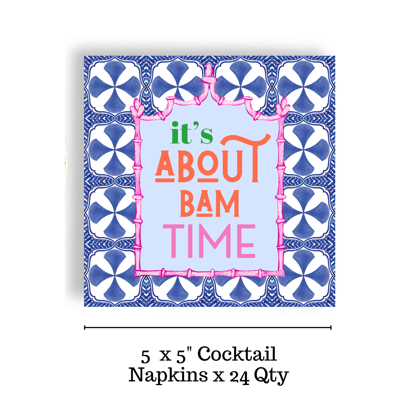 Mahjong Cocktail Napkins | It's About Bam Time