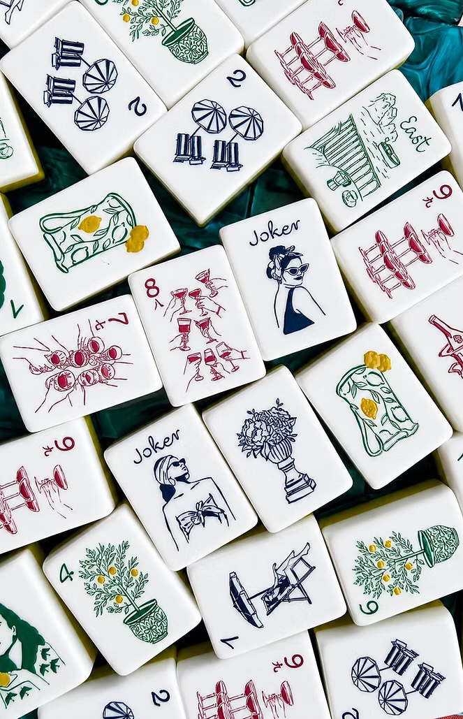 Mahjong Tile Set | The La Dolce Vita Edition