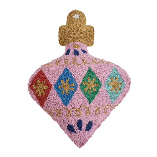 Mahjong Hook Pillow | Pink Ornament Shaped