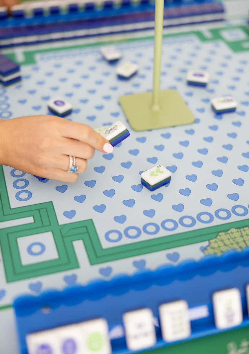 Mahjong Mat | Stitched Hearts